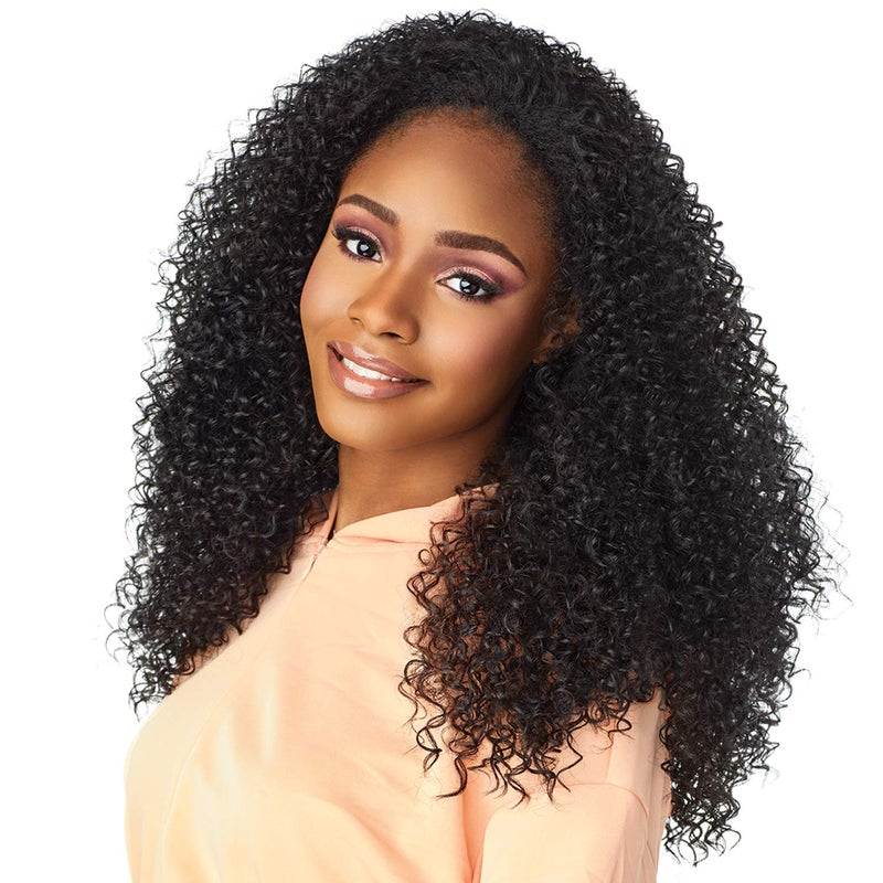 Sensationnel Instant Updown Halfwig Pony - Iud 3 4 Style in 1 Half Wig And Pony Drawstring (1B OFFBLACK) - Image 5